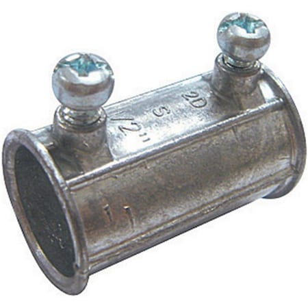 Gampak 49240 0.5 in. Emt Set Screw Coupling, PK50 3183068